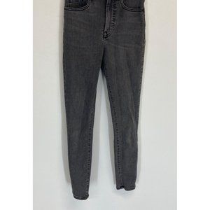 Everlane black gray wash high rise skinny jean 24